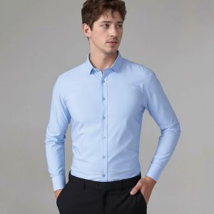 Men Mulberry Silk Shirt